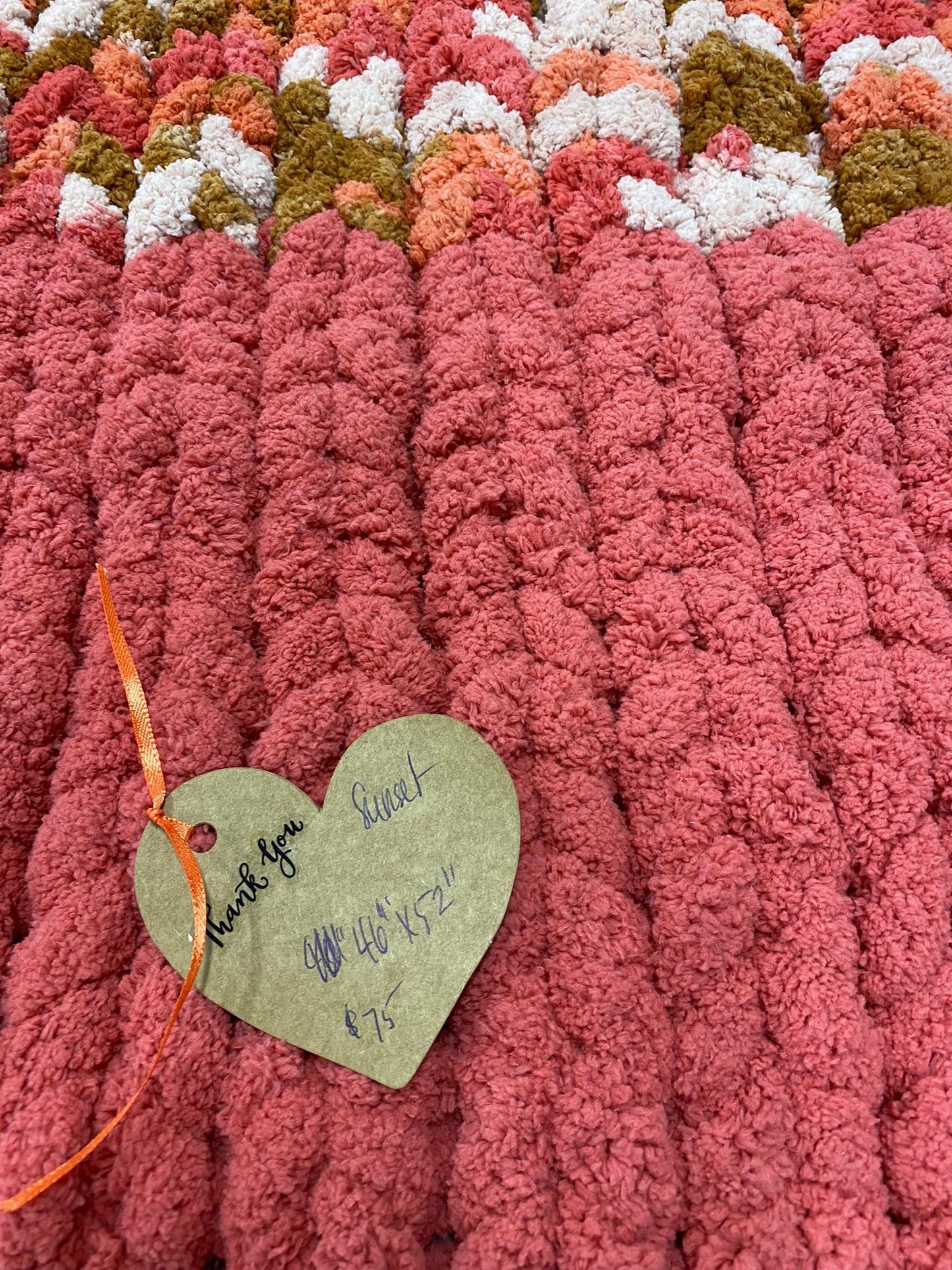 Handmade Chunky Knit Blanket